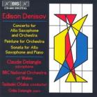 jaquette CD Concerto for alto saxophone and orchestra et autres oeuvres