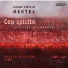 jaquette CD Hertel - Hertel, Johann Wilhelm : Con spirito