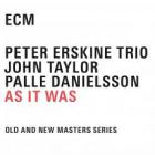 jaquette CD Peter Erskine Trio - as it was