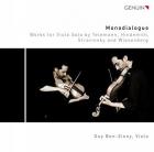 jaquette CD Telemann, Hindemith, Stravinski, Wiesenberg : oeuvres pour alto seul. Ben-Ziony.