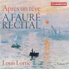 jaquette CD Fauré - récital - Volume 1 : après un rêve, nocturne, pavane