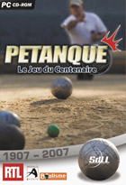 jaquette CD-rom Pétanque, le jeu du Centenaire 1907-2007