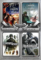 jaquette CD-rom Ultimate strategy - Battlechest : Company of Heroes + Supreme Commander + Dawn of War + Winter Assau