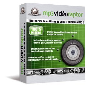 jaquette CD-rom MP3 Video raptor