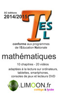 jaquette CD-rom Mathématiques Terminale ES + L