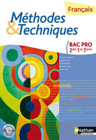 jaquette CD-rom Français Méthodes et Techniques - 2e/1re/Tle Bac Pro - Édition 2013