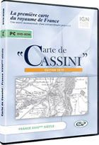 jaquette CD-rom Carte de Cassini - Edition 2015