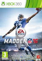 jaquette CD-rom Madden NFL 16 - XBox 360 - sortie repoussée sans date