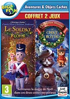 jaquette CD-rom Christmas stories double pack 3+4 : Le soldat de plomb d'après HC Andersen + Le chat botté