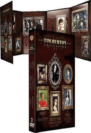 Tim Burton Collection : Sweeney Todd + Charlie et la chocolaterie + Les noces funèbres / Tim Burton, Mike Johnson, réal. | Burton, Tim. Monteur
