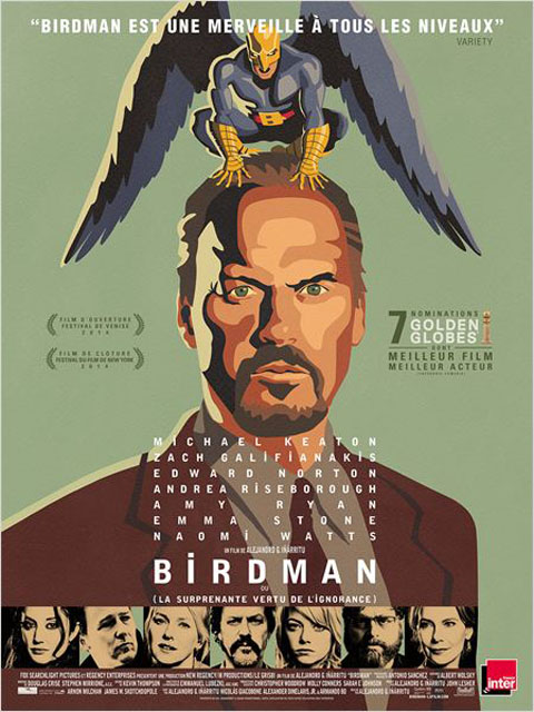 Birdman : ou la surprenante vertu de l'ignorance = Birdman or (The Unexpected Virtue of Ignorance) | Gonzalez Inarritu, Alejandro (1963-....). Monteur