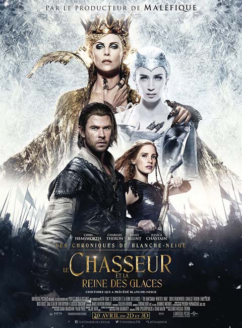 Couverture de Chasseur et la Reine des Glaces (Le) : Les Chroniques de Blanche-Neige