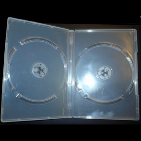 Boîtier 2 DVD transparent