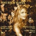 jaquette CD Maurice Ravel - complete works for violin and piano