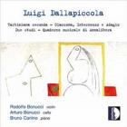 Dallapiccola - tartiniana seconda, pour violon et piano - due studi, pour violon et piano - ciaccona, intermezzo e