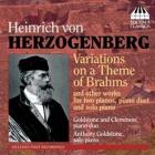 Herzogenberg : Variations Sur Un Theme De Brahms