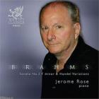 jaquette CD Brahms : sonate n°3