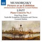 Moussorgski : tableaux d'une exposition - Liszt : concerto pour piano n°1
