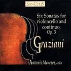 Graziani: six sonatas for cello