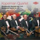 jaquette CD Chostakovitch : Quatuors n° 1 & 8. Miaskovski : Quatuor n° 13