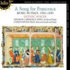 A song for Francesca musique italienne 1330-1430