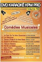 jaquette CD Karaoké KPM Pro Vol.10 : Comédies Musicales