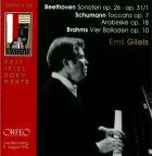 Beethoven : sonates op.26, op.31/1 - Brahms : ballades op.10 - Schumann : toccata