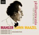 Mahler, Gustav : symphonies n°1, n°2, n°3