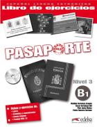 jaquette CD Pasaporte : espagnol - ele 3 b1 - cahier d'exercices