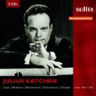 Julius Katchen joue Liszt, Brahms, Beethoven, Schumann, Chopin : oeuvres pour piano.