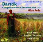 Bartok : intégrale des concertos pour piano. Anda, Fricsay.