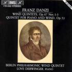 jaquette CD Wind quintet in g major, op. 67 nos.1-3 - quintet for piano and wind, op.53