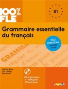 jaquette CD 100% fle : grammaire essentielle du français - b1 (édition 2015)