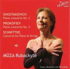 jaquette CD Chostakovitch-Prokofiev-Schnittke : Concertos pour piano
