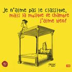 Je n'aime pas le classique, mais la musique de chambre j'aime bien !