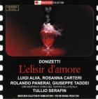 Donizetti : L'Élixir d'amour. Alva, Carteri, Panerai, Taddei, Serafin.