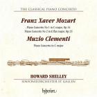 F.X. Mozart, Clementi : concertos pour piano. Shelley.
