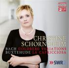 jaquette CD Buxtehude : aria « la capricciosa » buxwv 250 - Bach : Goldberg variations bwv 988