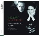 jaquette CD Mozart - Mozart, Poulenc : sonates pour violon et piano. Hoppe, Beatson.