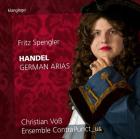 jaquette CD Haendel : neuf arias allemandes. Spengler, Voß.