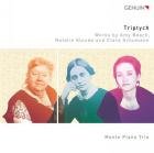 jaquette CD Triptych : trios pour piano de Beach, Klouda et C. Schumann. Trio Monte.