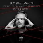 jaquette CD Sebastian Knauer : Bach & Sons - Volume 2. Hope, Jundt, Zimmermann.