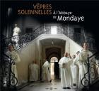 jaquette CD Vêpres solennelles à l'abbaye de Mondaye