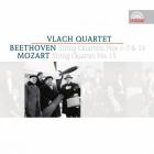 Beethoven, Mozart : quatuors à cordes. Quatuor Vlach.