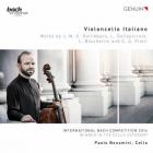 jaquette CD Musique italienne pour violoncelle. Bonomini.