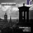 jaquette CD Kenneth Leighton: intégrale de l'oeuvre pour orgue. Farr, Butt, Spence, Hanslip.