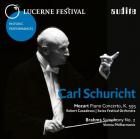 jaquette CD Mozart: Carl Schuricht dirige Mozart et Brahms. Casadesus.