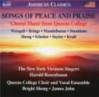 jaquette CD Songs of peace and praise