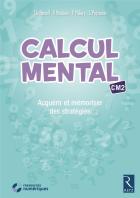 jaquette CD Calcul mental - cm2 - acquérir et mémoriser des stratégies (édition 2018)