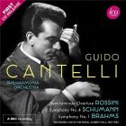 jaquette CD Guido Cantelli dirige Rossini, Schumann & Brahms